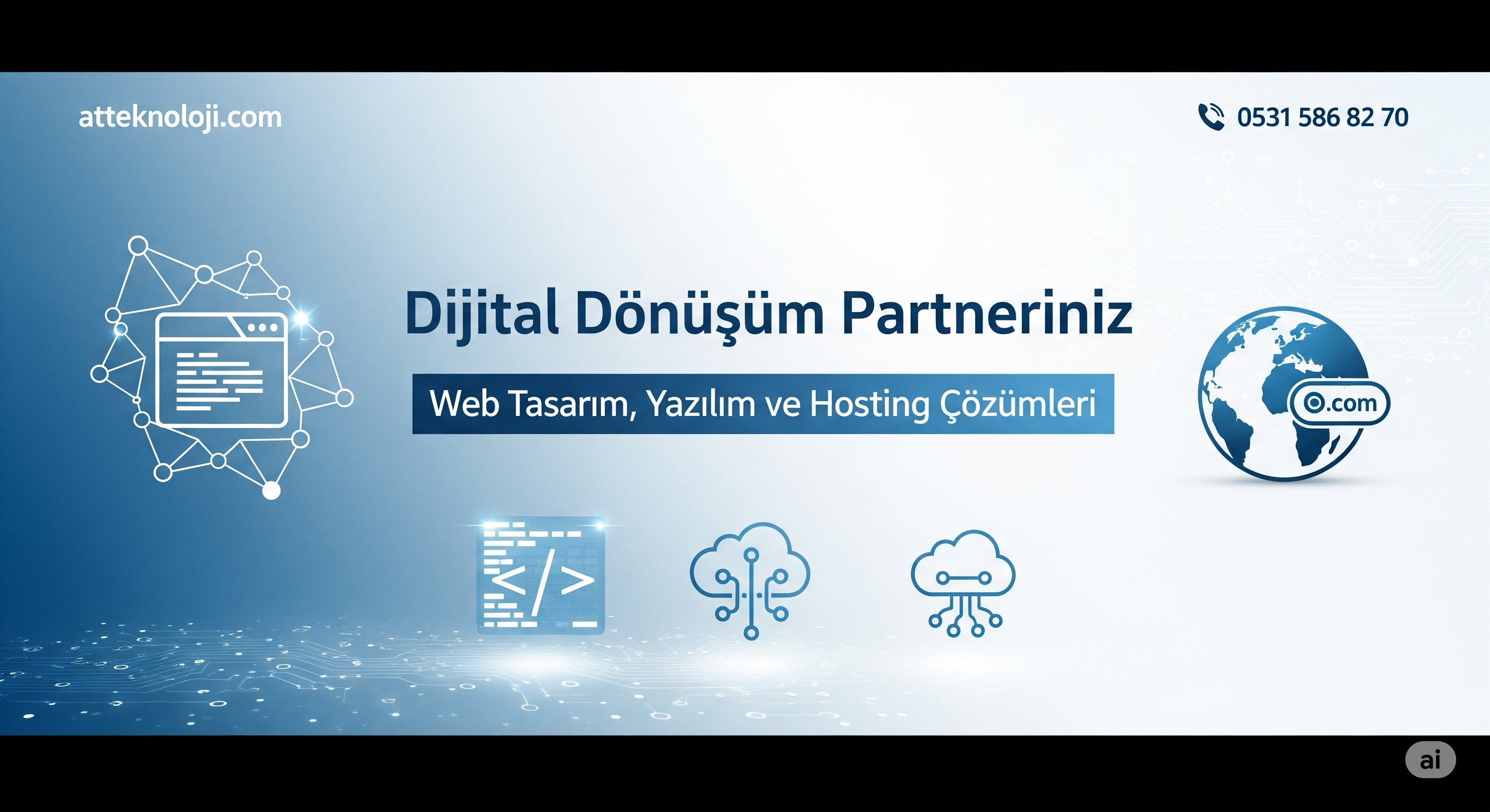 Web Tasarım, Yazılım, Hosting ve Domain Hizmetleri